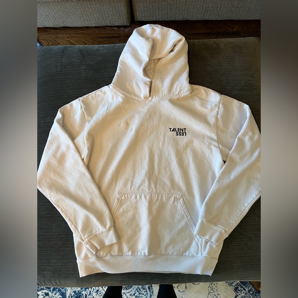 White TALENTLESS hoodie
